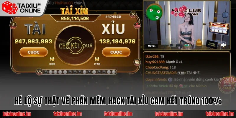 Sự thật về phần mềm hack Tài Xỉu